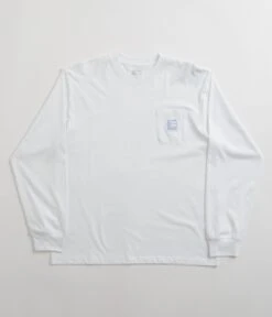 PACCBET Pocket Tag Long Sleeve T-Shirt - White