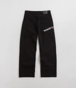 PACCBET Typo Classic Jeans - Black -Outlet The Street Set Store paccbet typo classic jeans black 3