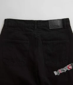 PACCBET Typo Classic Jeans - Black -Outlet The Street Set Store paccbet typo classic jeans black 6
