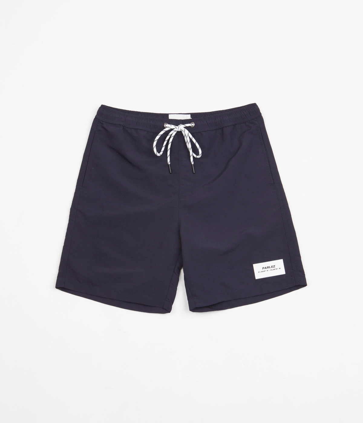 Parlez Rival Swim Shorts - Navy / White 1 Parlez Rival Swim Shorts - Navy / White