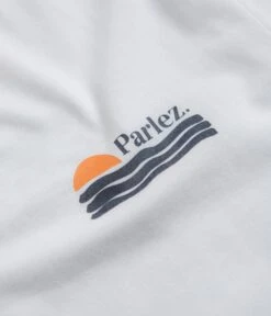 Parlez Wash T-Shirt - White 8 Parlez Wash T-Shirt - White -Outlet The Street Set Store parlez wash t shirt white 3
