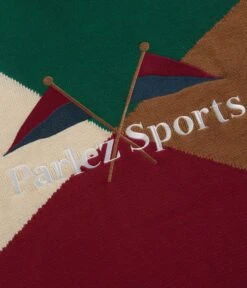 Parlez Yard Knit Crewneck Sweatshirt - Navy / Multi -Outlet The Street Set Store parlez yard knit crewneck sweatshirt navy multi 3