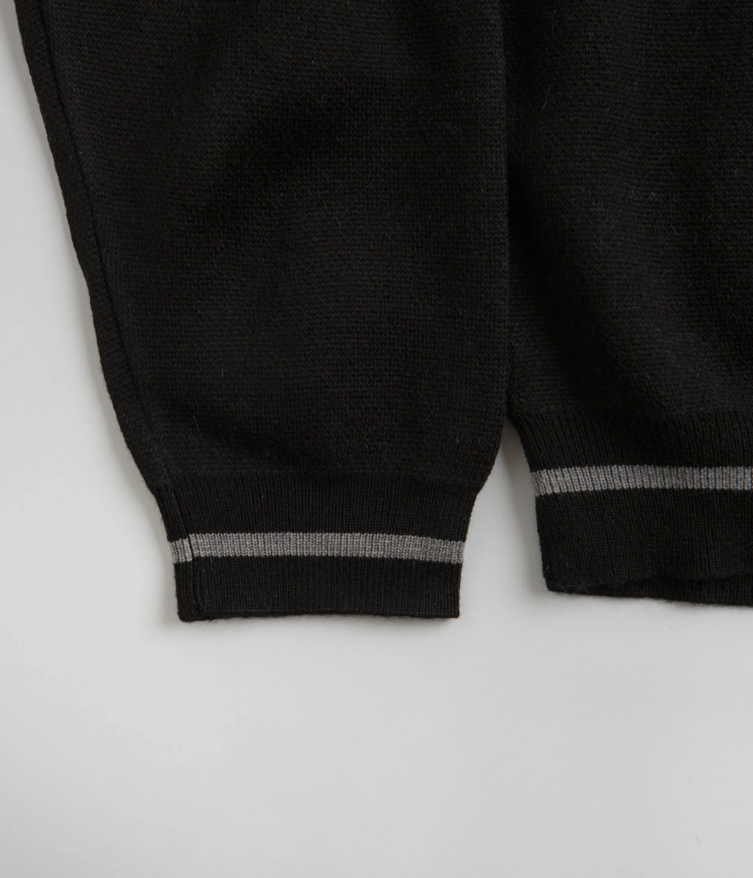 Pass Port Kings X Fountain Mohair Knitted Sweatshirt - Black 2 Pass Port Kings X Fountain Mohair Knitted Sweatshirt - Black - Image 2