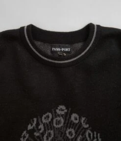 Pass Port Kings X Fountain Mohair Knitted Sweatshirt - Black 8 Pass Port Kings X Fountain Mohair Knitted Sweatshirt - Black -Outlet The Street Set Store pass port kings x fountain mohair knitted sweatshirt black 4