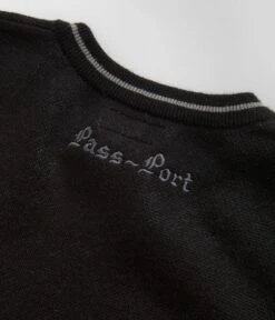 Pass Port Kings X Fountain Mohair Knitted Sweatshirt - Black 9 Pass Port Kings X Fountain Mohair Knitted Sweatshirt - Black -Outlet The Street Set Store pass port kings x fountain mohair knitted sweatshirt black 5