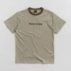 Pass Port Official Contrast Organic T-Shirt - Khaki