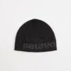 Patagonia Beanie - Logo Belwe: Black