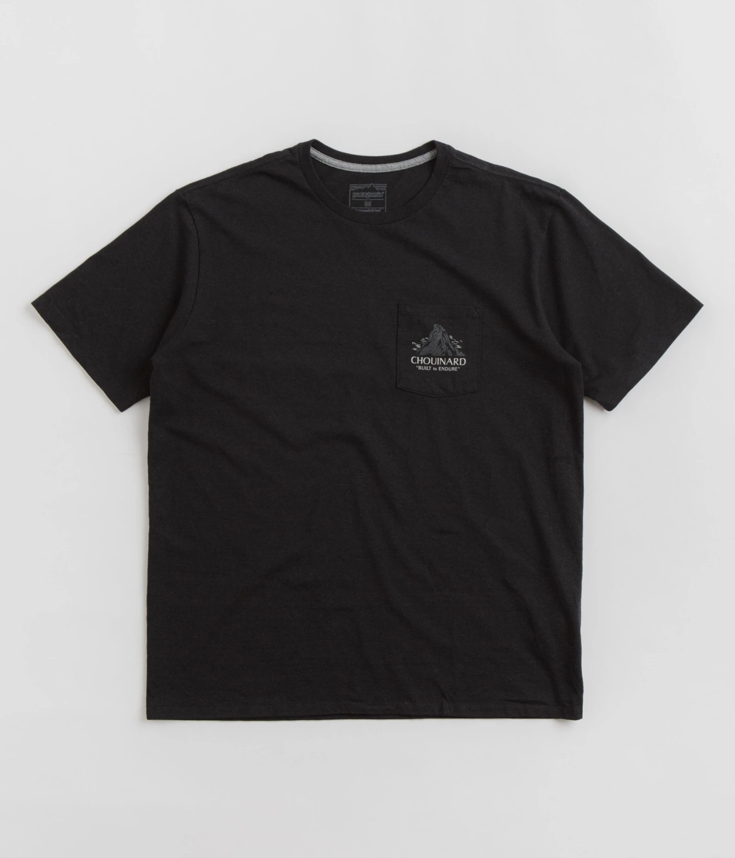 Patagonia Chouinard Crest Pocket Responsibili-Tee T-Shirt - Ink Black 2 Patagonia Chouinard Crest Pocket Responsibili-Tee T-Shirt - Ink Black - Image 2