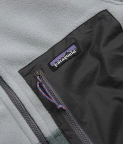 Patagonia Microdini Hoodie - Nouveau Green / Salt Grey -Outlet The Street Set Store patagonia microdini hoodie nouveau green salt grey 4