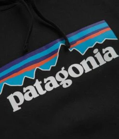 Patagonia P-6 Label Uprisal Hoodie - Black -Outlet The Street Set Store patagonia p 6 label uprisal hoodie black 3
