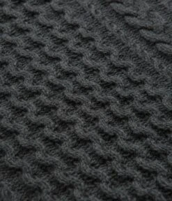 Patagonia Recycled Cable Knit Crewneck Sweatshirt - Hex Grey -Outlet The Street Set Store patagonia recycled cable knit crewneck sweatshirt hex grey 3