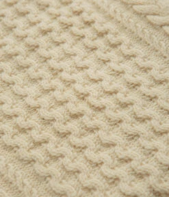 Patagonia Recycled Cable Knit Crewneck Sweatshirt - Natural -Outlet The Street Set Store patagonia recycled cable knit crewneck sweatshirt natural 3