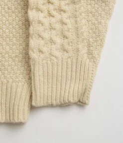 Patagonia Recycled Cable Knit Crewneck Sweatshirt - Natural -Outlet The Street Set Store patagonia recycled cable knit crewneck sweatshirt natural 4