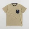 Patagonia Shop Sticker Pocket Responsibili-Tee T-Shirt - Nautilus Tan