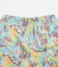 Patagonia Womens Funhoggers Shorts - Thriving Planet: Lago Blue -Outlet The Street Set Store patagonia womens funhoggers shorts thriving planet lago blue 5