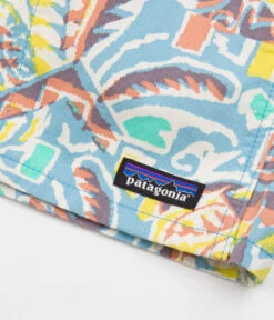 Patagonia Womens Funhoggers Shorts - Thriving Planet: Lago Blue -Outlet The Street Set Store patagonia womens funhoggers shorts thriving planet lago blue 6