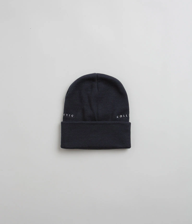 Poetic Collective Double Beanie - Navy 1 Poetic Collective Double Beanie - Navy