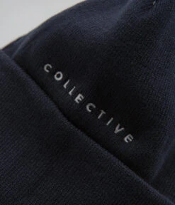Poetic Collective Double Beanie - Navy 5 Poetic Collective Double Beanie - Navy -Outlet The Street Set Store poetic collective double beanie navy 3
