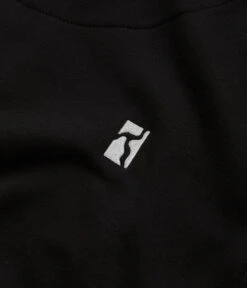 Poetic Collective Fluid Heavy Polo Crewneck Sweatshirt - Black -Outlet The Street Set Store poetic collective fluid heavy polo crewneck sweatshirt black 5