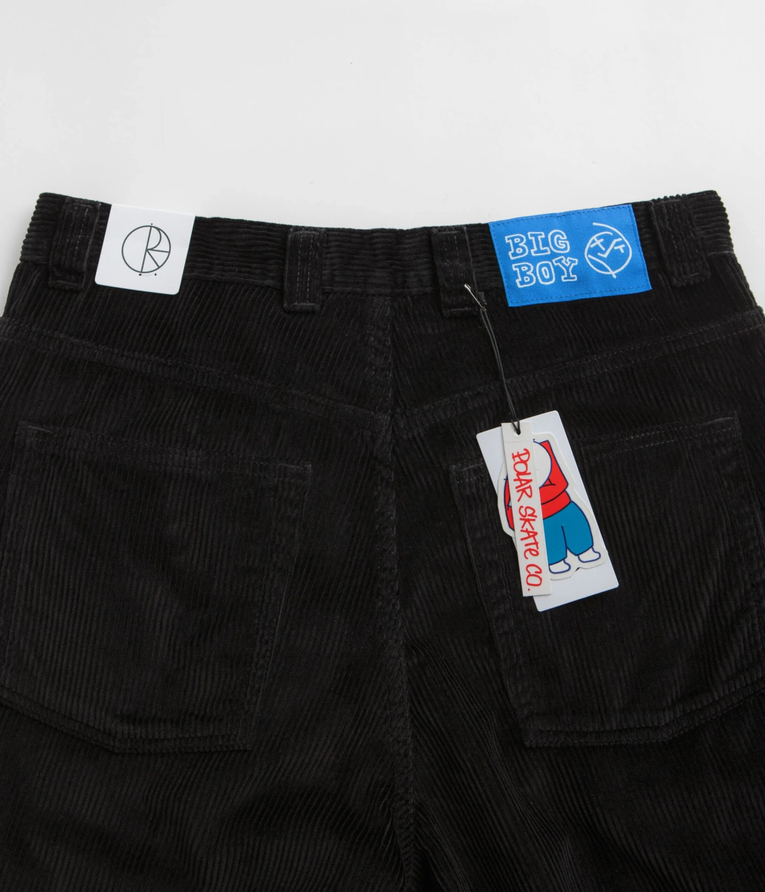 Polar Big Boy Cord Shorts - Black 6 Polar Big Boy Cord Shorts - Black - Image 6