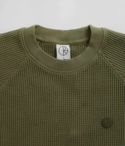 Polar Dan Long Sleeve T-Shirt - Army Green -Outlet The Street Set Store polar dan long sleeve t shirt army green 4