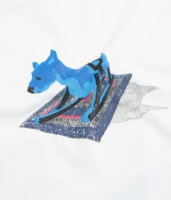 Polar Dog T-Shirt - White -Outlet The Street Set Store polar dog t shirt white 3