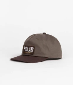 Polar Earthquake Patch Cap - Brown