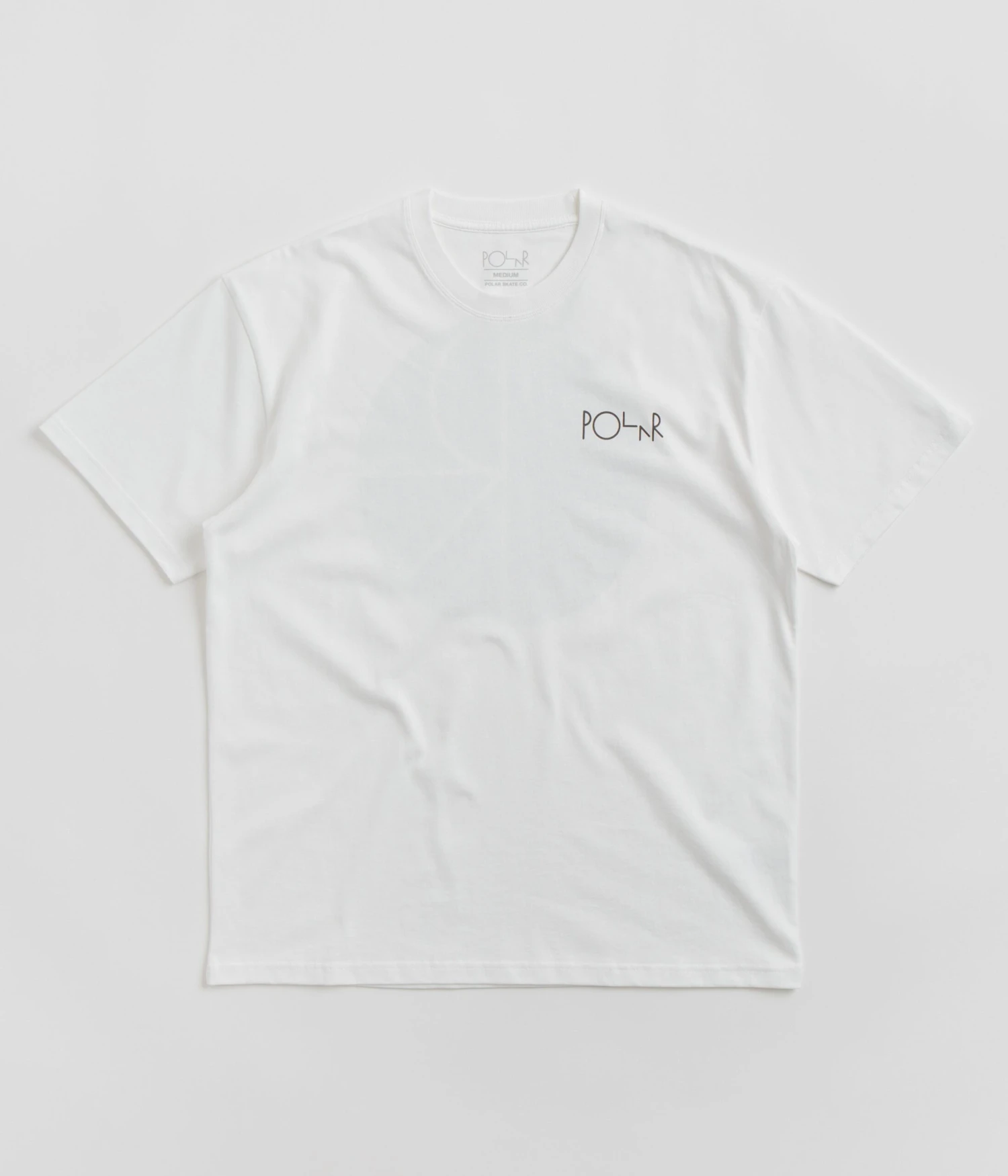 Polar Fill Logo T-Shirt - White / Black 2 Polar Fill Logo T-Shirt - White / Black - Image 2