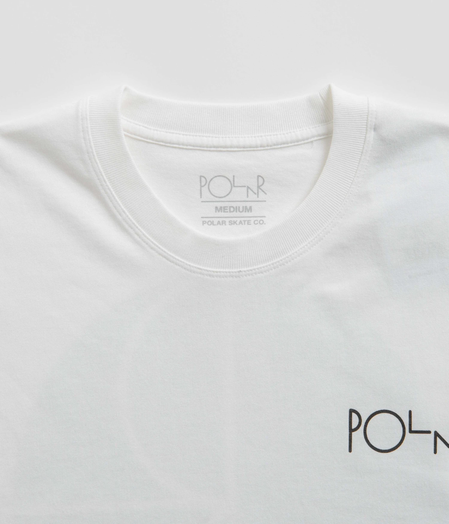 Polar Fill Logo T-Shirt - White / Black 4 Polar Fill Logo T-Shirt - White / Black - Image 4