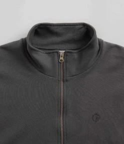 Polar Frank Half Zip Sweatshirt - Graphite -Outlet The Street Set Store polar frank half zip sweatshirt graphite 4