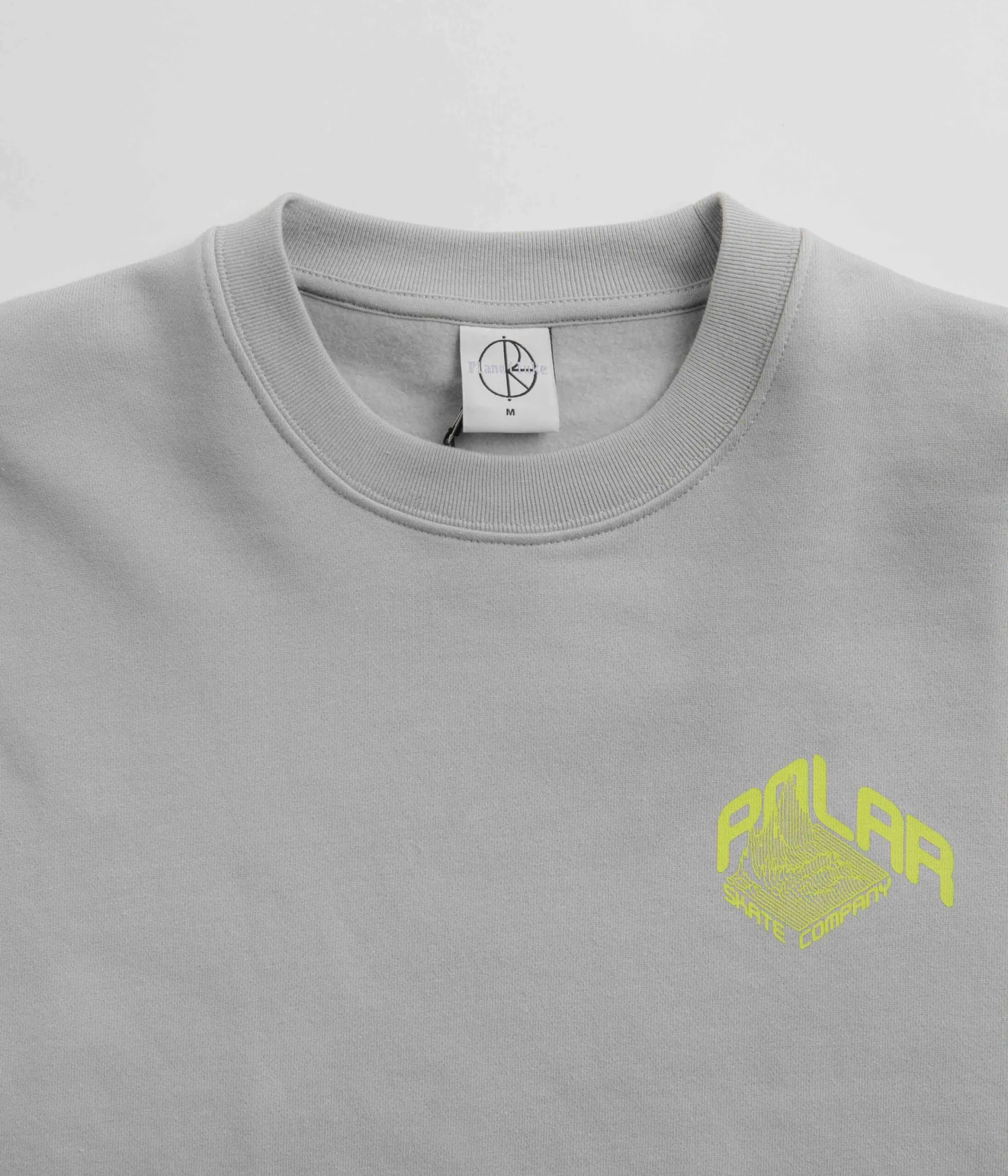 Polar Graph Dave Crewneck Sweatshirt - Silver 4 Polar Graph Dave Crewneck Sweatshirt - Silver - Image 4