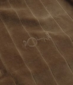 Polar Stripe Velour Zip Neck Sweatshirt - Beech -Outlet The Street Set Store polar stripe velour zip neck sweatshirt beech 3