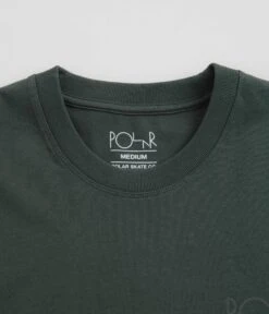 Polar Stroke Logo T-Shirt - Green / Green -Outlet The Street Set Store polar stroke logo t shirt green green 2