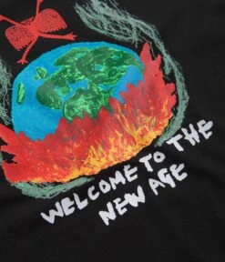 Polar Welcome To The New Age Long Sleeve T-Shirt - Black -Outlet The Street Set Store polar welcome to the new age long sleeve t shirt black 6