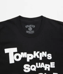 Quartersnacks 2023 Track Club T-Shirt - Black -Outlet The Street Set Store quartersnacks 2023 track club t shirt black 3