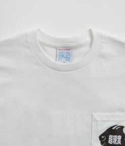 Sci-Fi Fantasy Fish Pocket T-Shirt - White -Outlet The Street Set Store sci fi fantasy fish pocket t shirt white 4