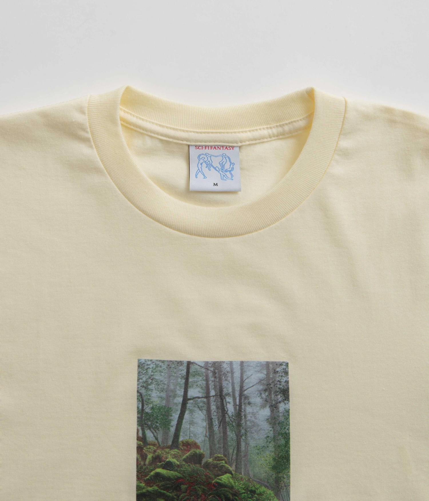 Sci-Fi Fantasy Forest T-Shirt - Natural 3 Sci-Fi Fantasy Forest T-Shirt - Natural - Image 3