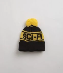 Sci-Fi Fantasy Sci-Fi Pom Beanie - Black / Yellow