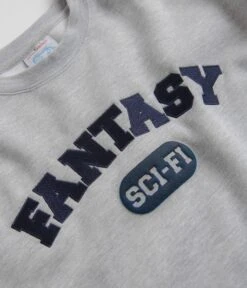 Sci-Fi Fantasy U Crewneck Sweatshirt - Heather Grey -Outlet The Street Set Store sci fi fantasy u crewneck sweatshirt heather grey 3