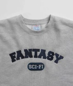 Sci-Fi Fantasy U Crewneck Sweatshirt - Heather Grey -Outlet The Street Set Store sci fi fantasy u crewneck sweatshirt heather grey 4