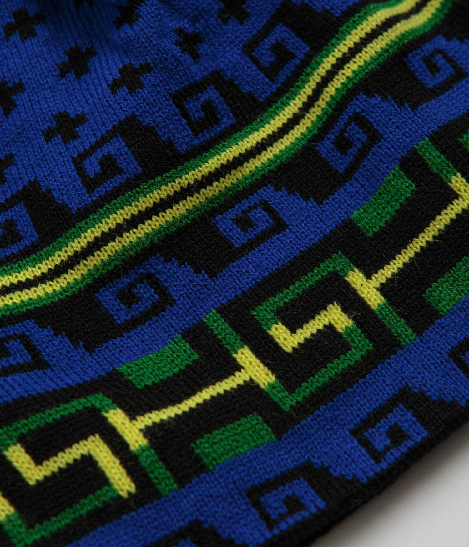 Sexhippies Spring Weight Beanie - Royal / Black 2 Sexhippies Spring Weight Beanie - Royal / Black - Image 2