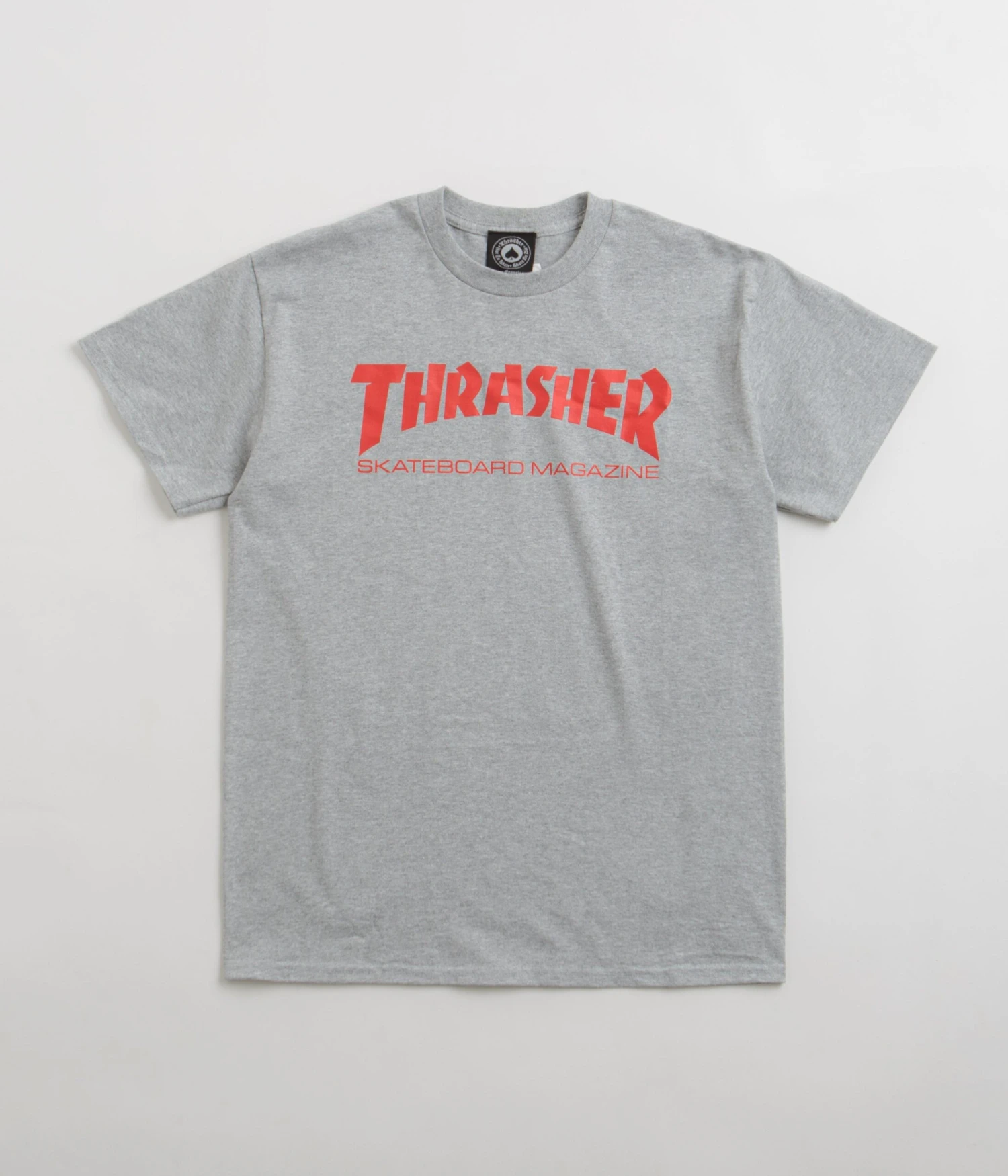 Thrasher Skate Mag T-Shirt - Grey / Red 1 Thrasher Skate Mag T-Shirt - Grey / Red
