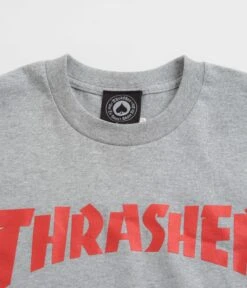 Outlet The Street Set Store -Outlet The Street Set Store thrasher skate mag t shirt grey red 2