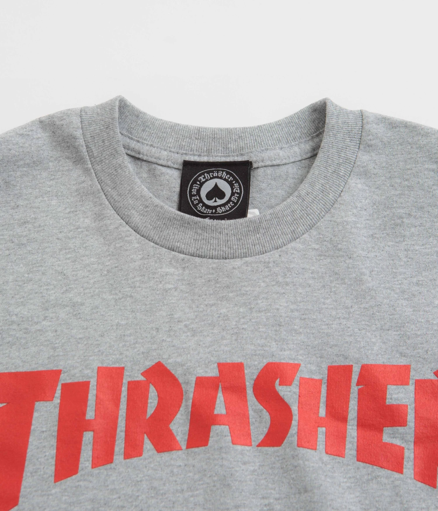 Thrasher Skate Mag T-Shirt - Grey / Red 2 Thrasher Skate Mag T-Shirt - Grey / Red - Image 2
