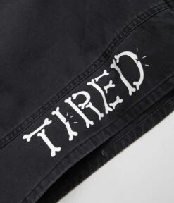Tired Broken Bones Shorts - Washed Black -Outlet The Street Set Store tired broken bones shorts washed black 6