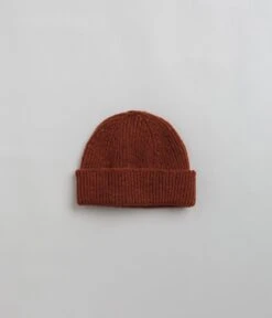 Uskees 4003 Speckled Donegal Wool Beanie - Burnt Orange