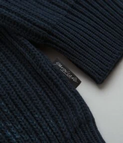 Yardsale Ripper Knit Zip Sweatshirt - Navy -Outlet The Street Set Store yardsale ripper knit zip sweatshirt navy 5