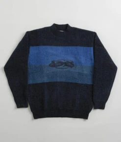 Yardsale Tri Chenille Crewneck Sweatshirt - Navy / Midnight